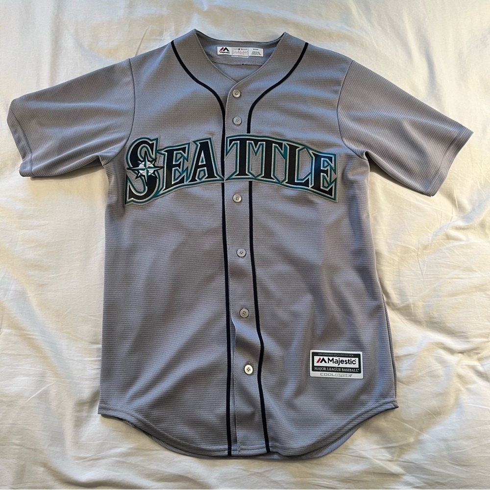 Majestic Seattle Grey Mariners Robinson Cano #22 Jersey - S